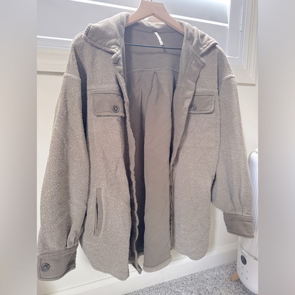 Free people Ruby Button Down Oversized Jacket XS - Picture 2 of 3